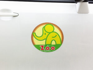 円形ロゴマグネット