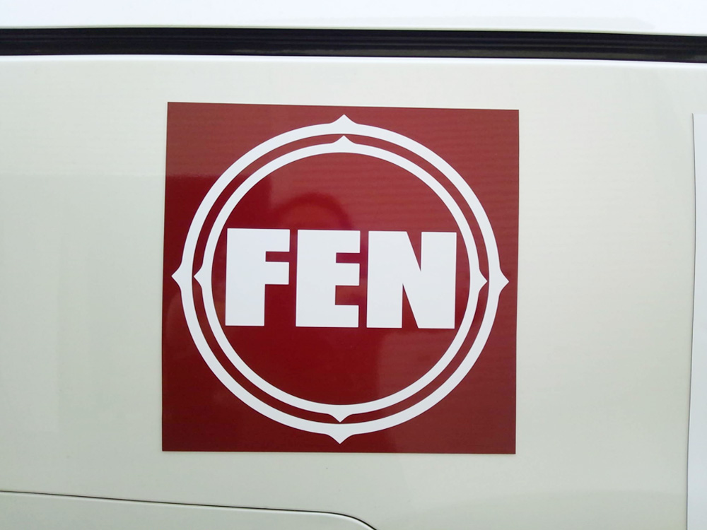 ロゴマグネットシート