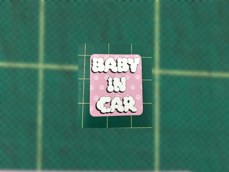 babyincarマグネットシート