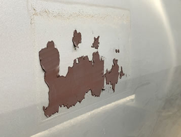 マグネットシートの車体へのこびり付き