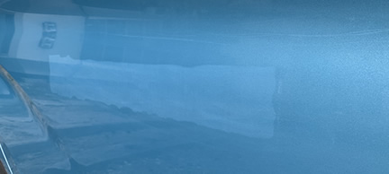 ブロッキングによる色褪せ